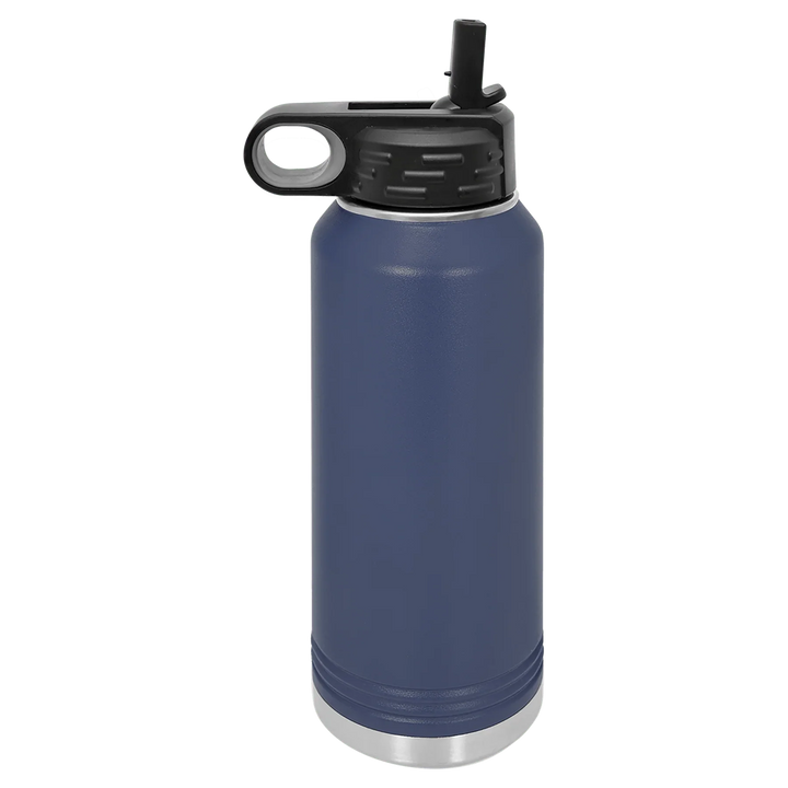 32 oz Water Bottle - Customizable Bottle with Flip Lid