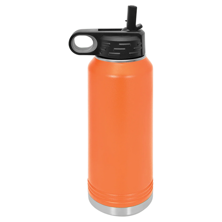 32 oz Water Bottle - Customizable Bottle with Flip Lid
