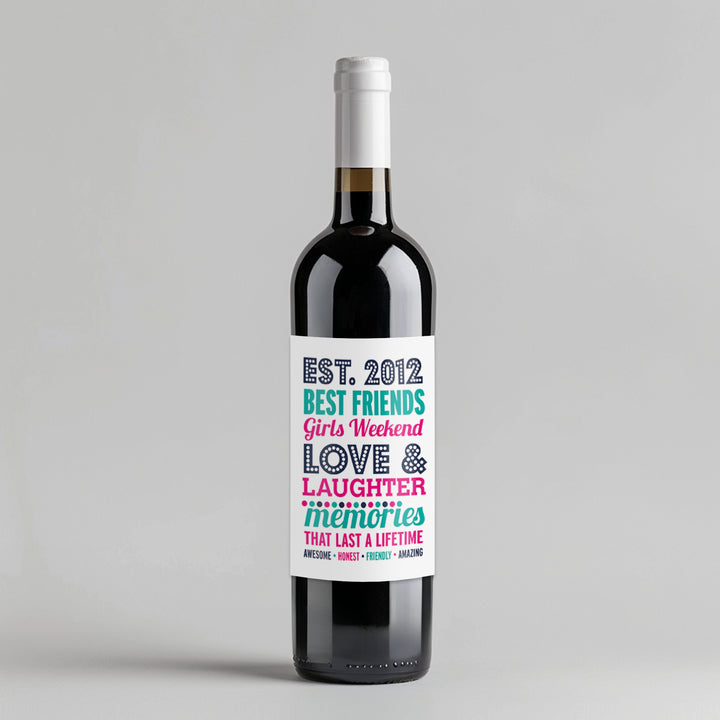 Best Friend Established Wine Label