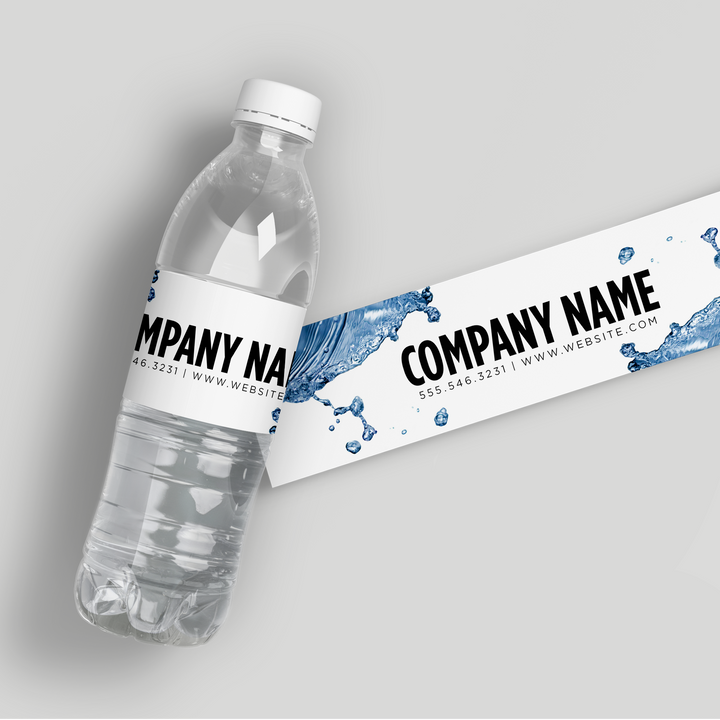 Business Water Bottle Labels