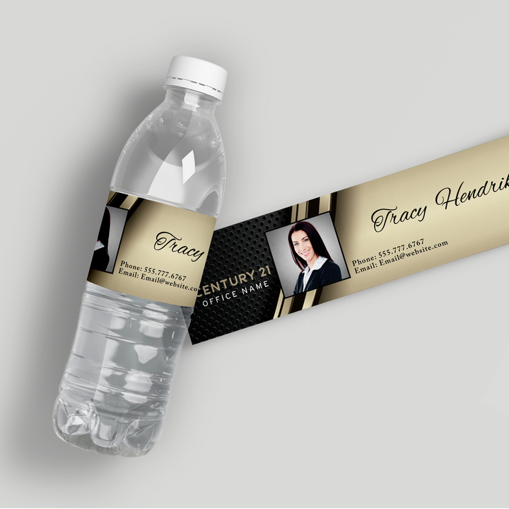 Century 21 Real Estate Water Bottle Labels