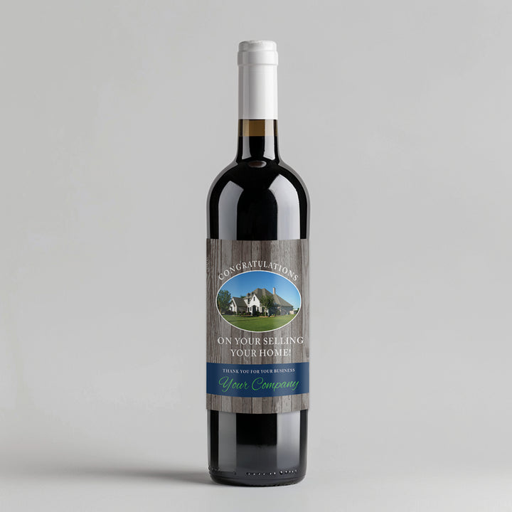 Sold Home Broker Wine Label