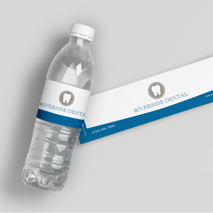 Dentist Tooth Water Bottle Labels