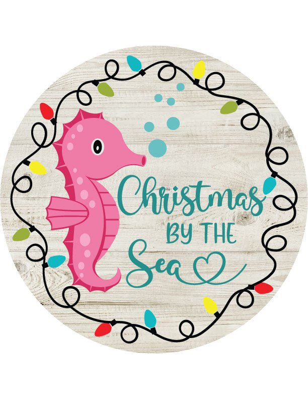 Seahorse By The Sea Christmas Door Decorations