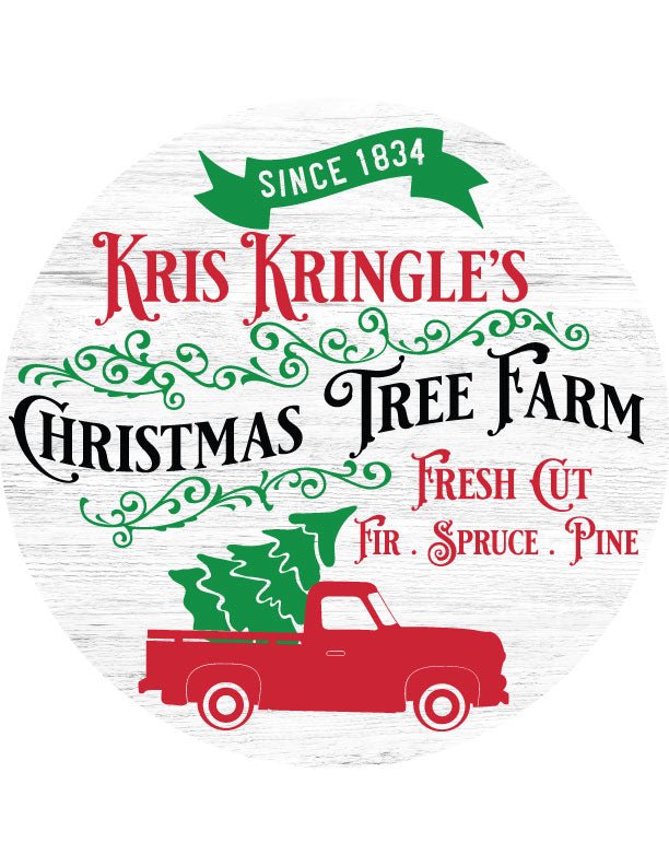 Kris Kringle Christmas Door Decorations