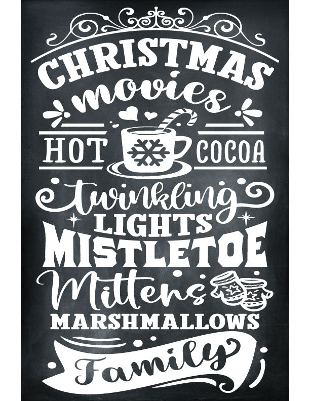 Christmas Movie Metal Sign