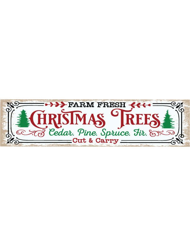 Farm Fresh Trees Christmas Wall Decor