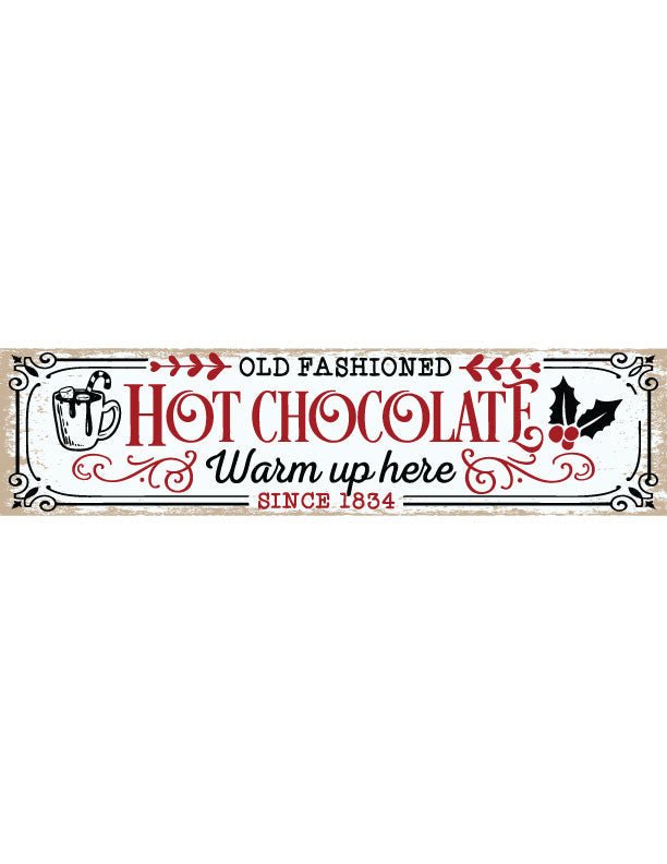 Hot Chocolate Warm Up Christmas Wall Decor