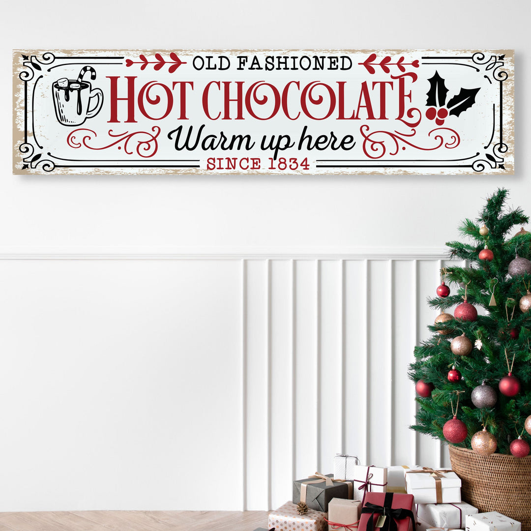 Hot Chocolate Warm Up Christmas Wall Decor