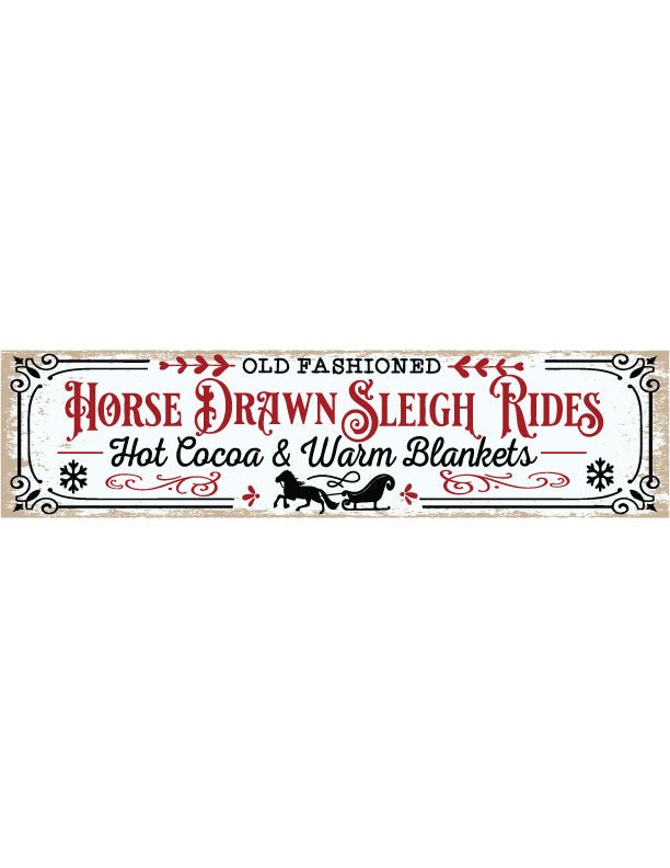 Horse Drawn Christmas Wall Decor