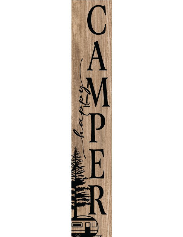 Welcome Camper Porch Leaner Welcome Sign