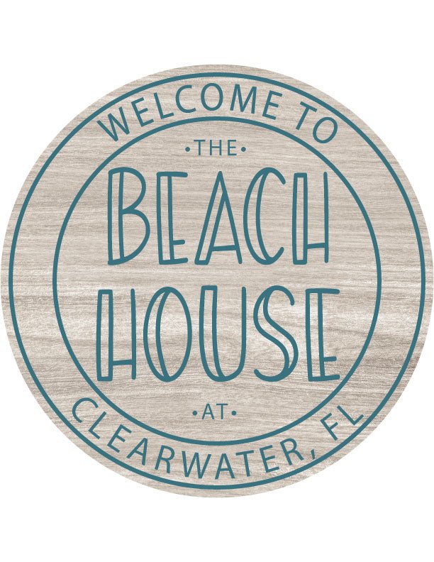 Beach House City Wall Art