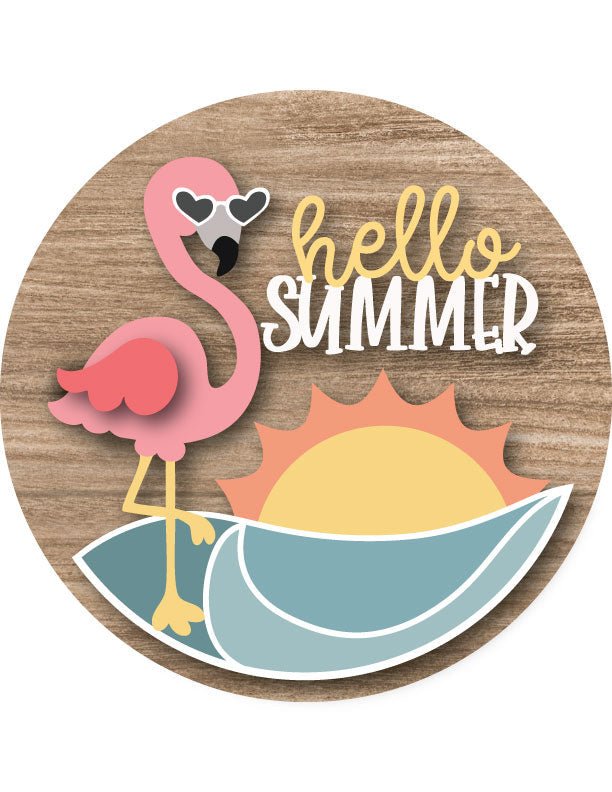 Flamingo Summer Wall Art