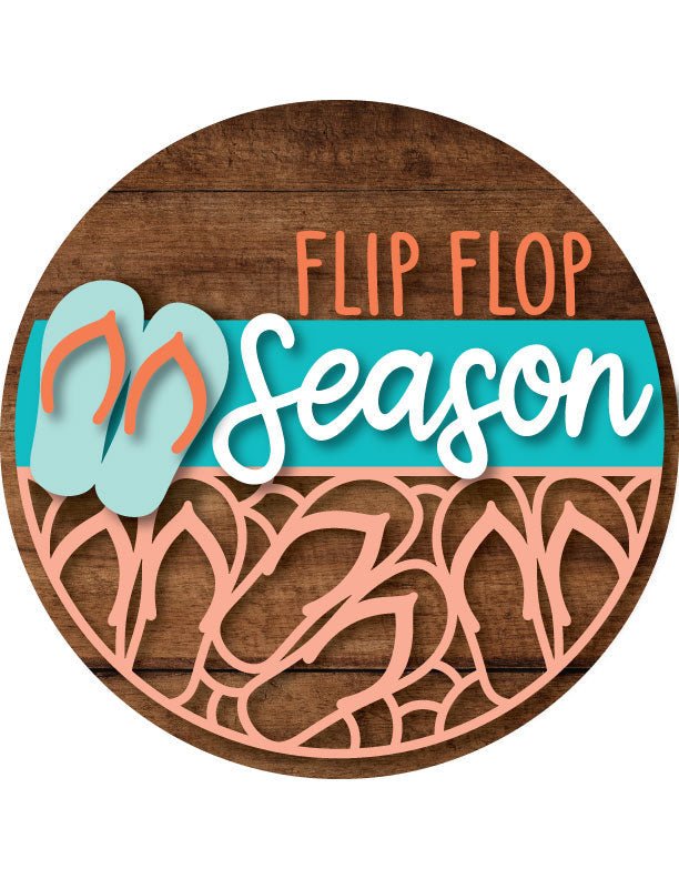 Flip Flop Season Wall Art