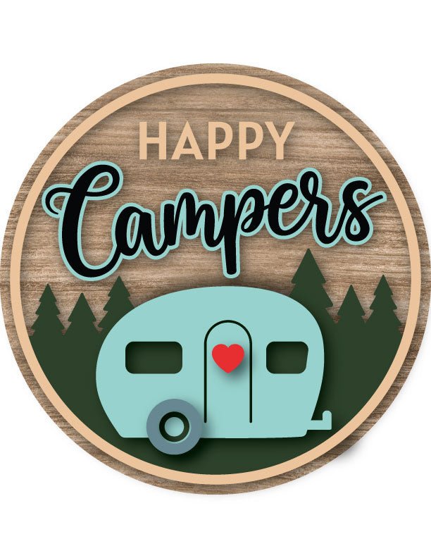 Happy Campers RV Camping Decor