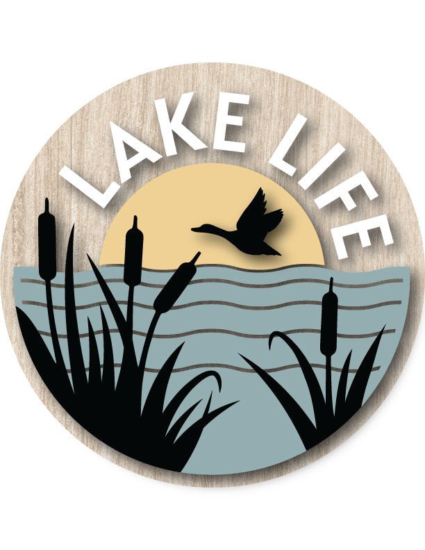 Lake Life Bird Wall Art