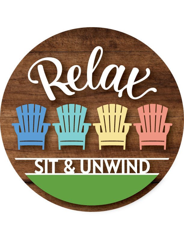 Relax Porch Sign Decor