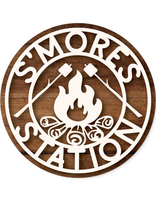 Smores Station Cabin Decor