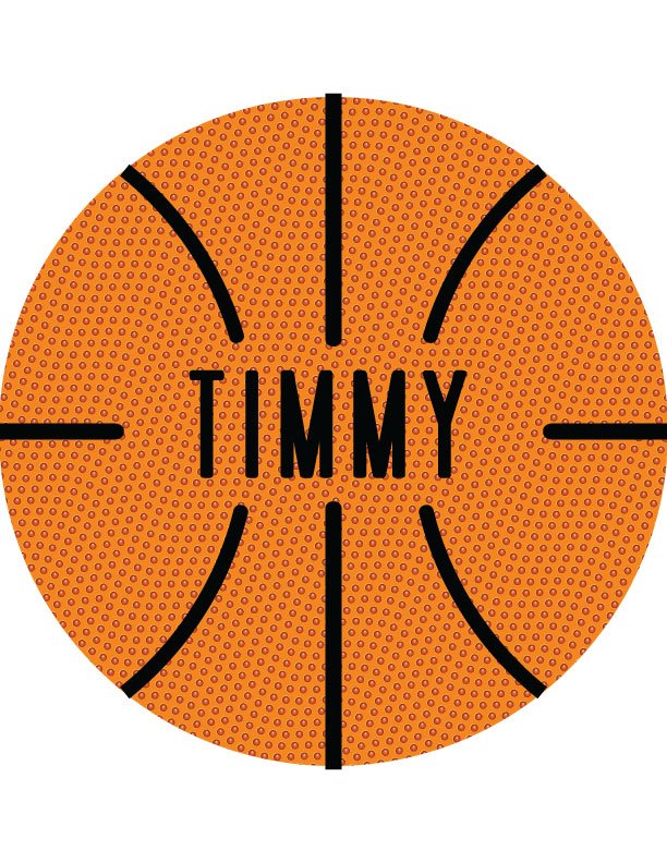 Basketball Custom Wood Sign