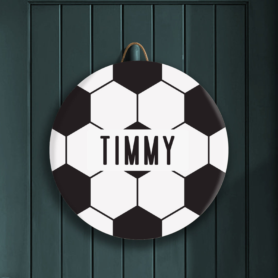 Soccer Custom Wood Sign