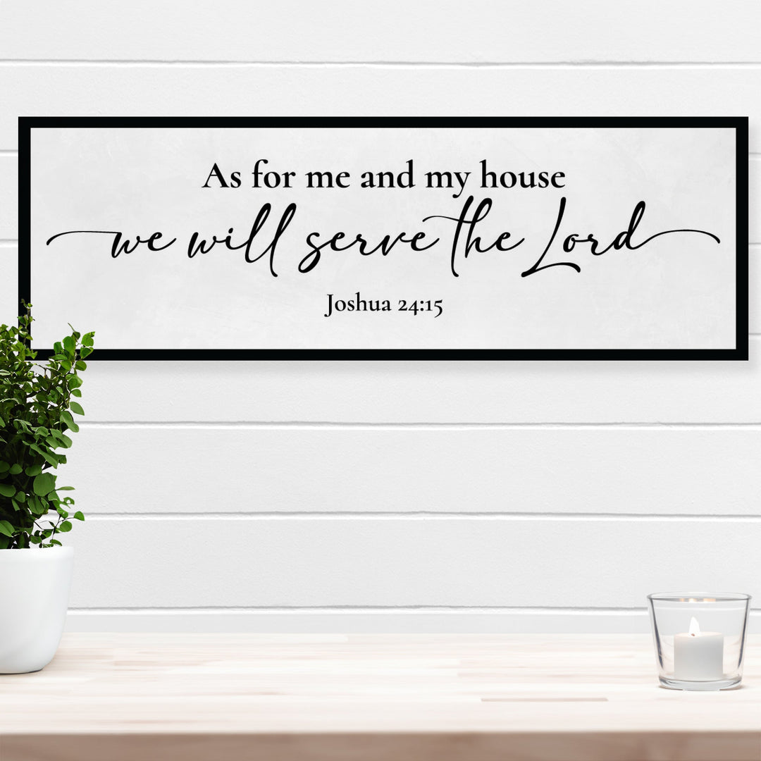 Serve The Lord Home Decor Sign