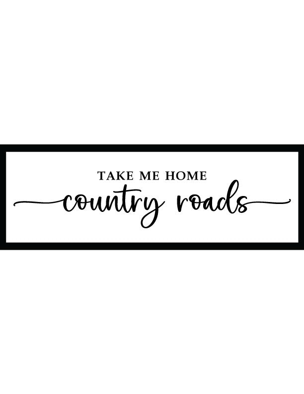 Take Me Home Wall Hanging Decor