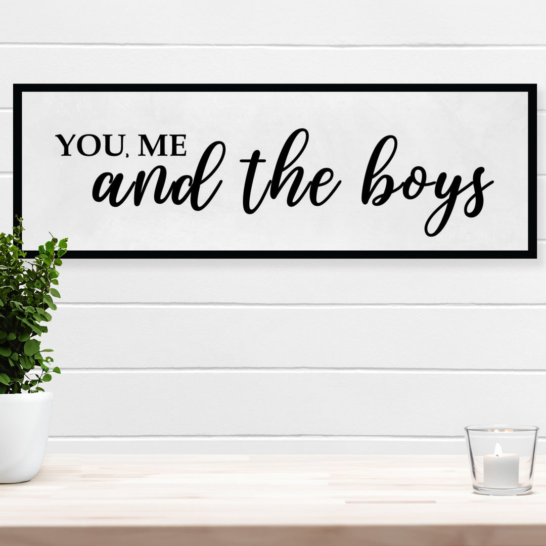 You Me Boys Living Room Wall Decor