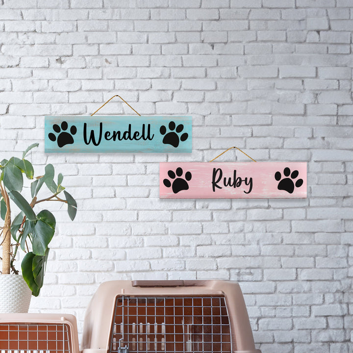 Custom Dog Name Sign