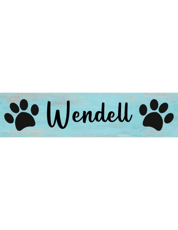 Custom Dog Name Sign