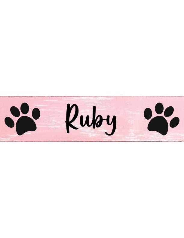 Custom Dog Name Sign