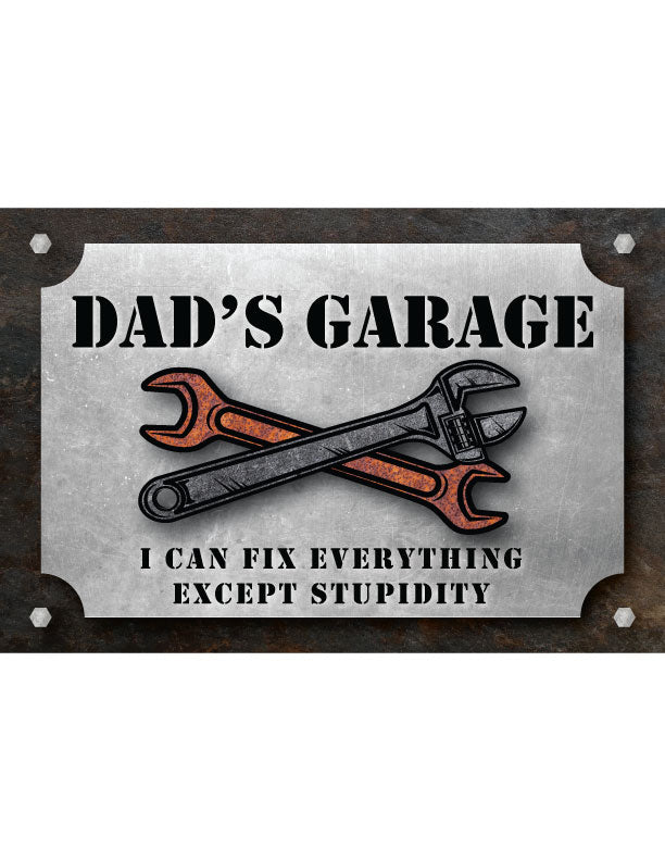 Garage Custom Metal Sign