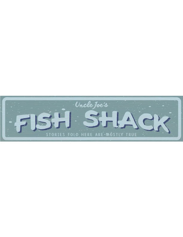 Fish Shack Metal Sign