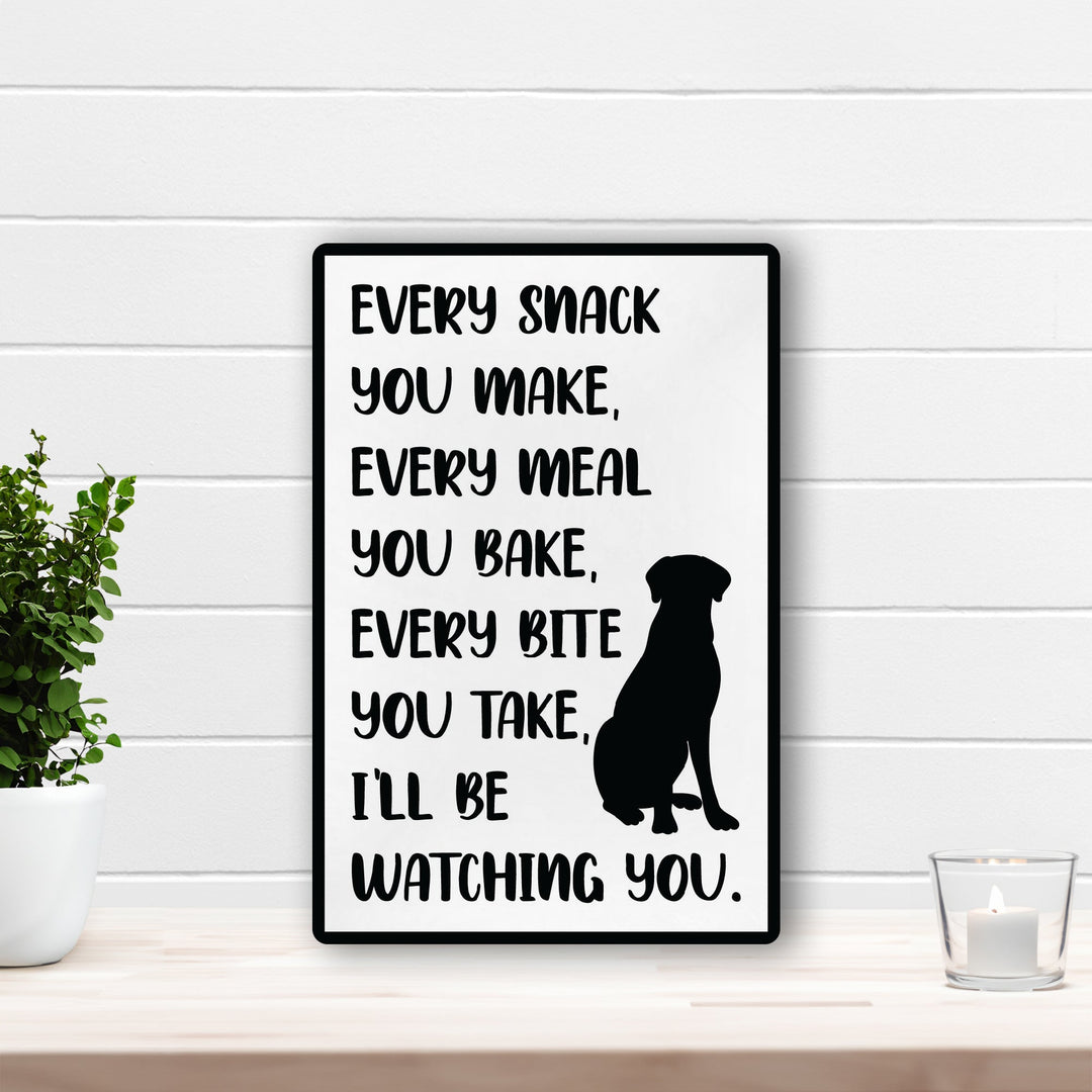 Dog Watching You Home Sign