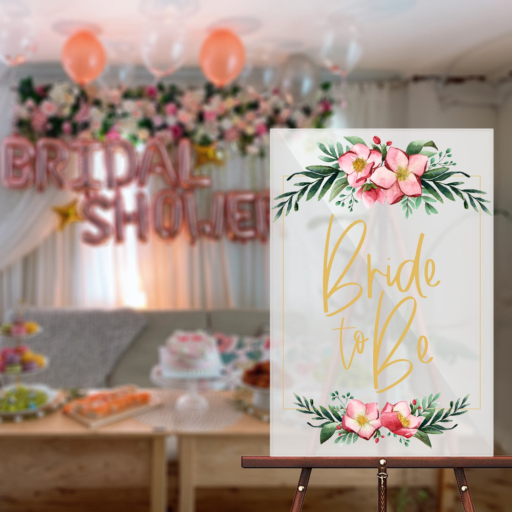 BRIDE TO BE BRIDAL SHOWER WELCOME SIGN - Wedding