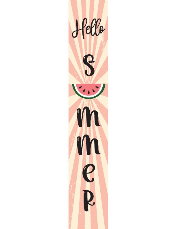 Watermelon Summer Leaner Welcome Sign