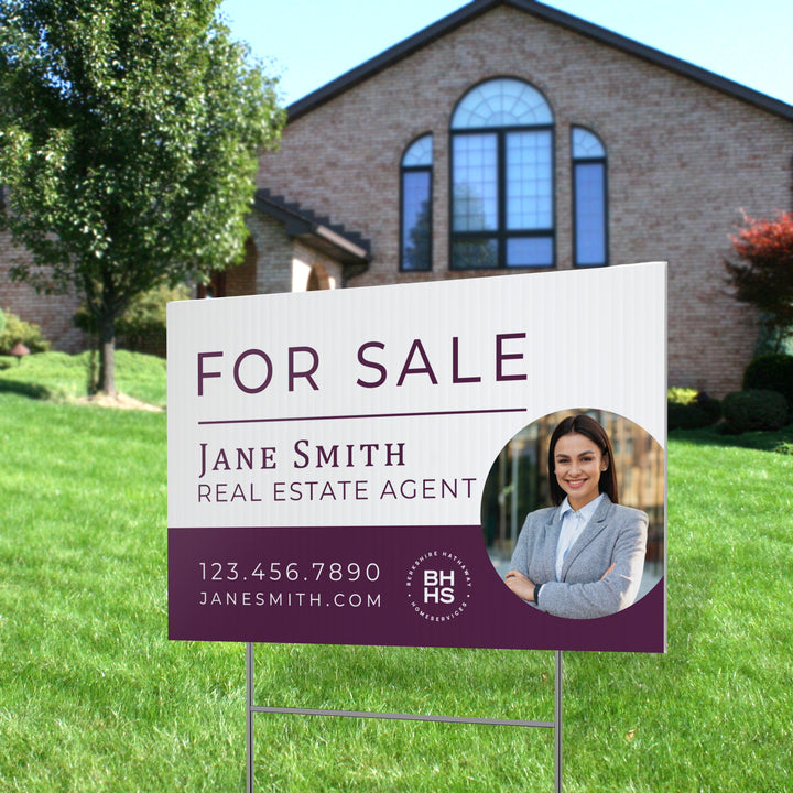 Simple Berkshire Hathaway Real Estate Yard Signs