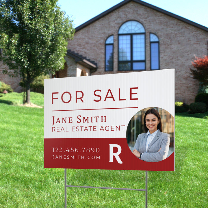 Simple Redfin Real Estate Yard Signs