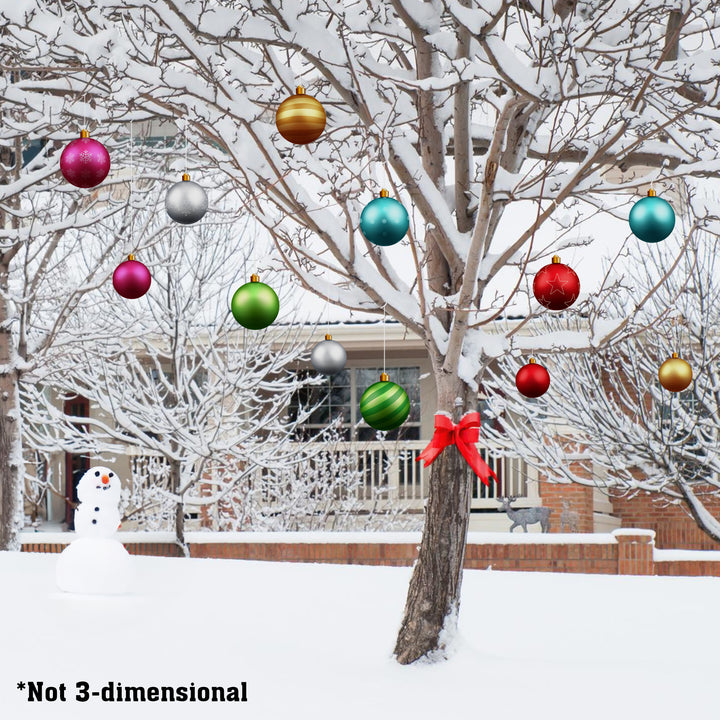 Hanging Outdoor Christmas Ornaments