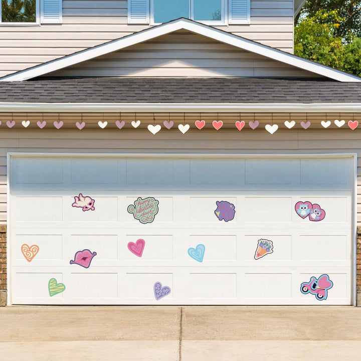 Valentine Heart Garage Magnets