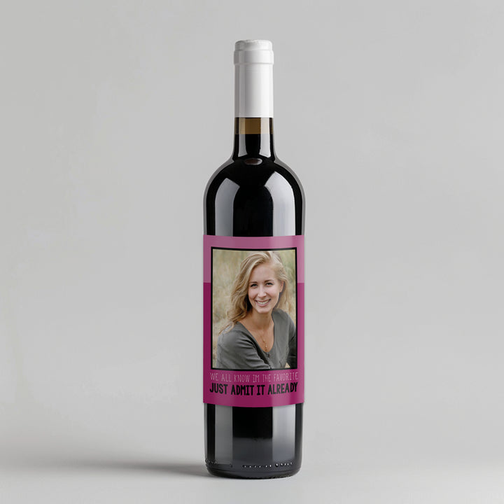 Favorite Mothers Day Wine Label