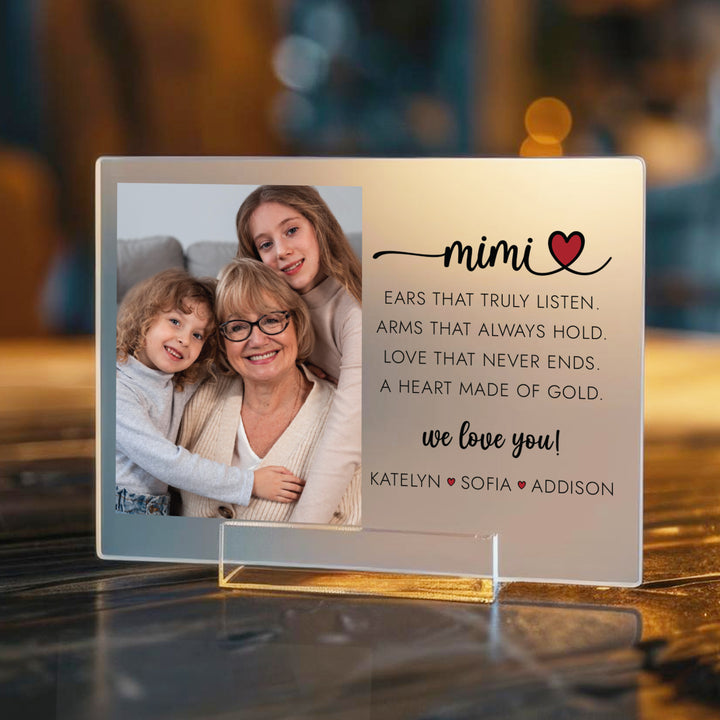 Mimi Grandma Poem Photo Plaque