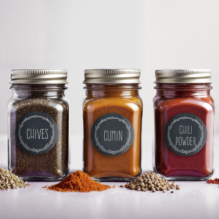 Chalkboard Branch Spice Labels