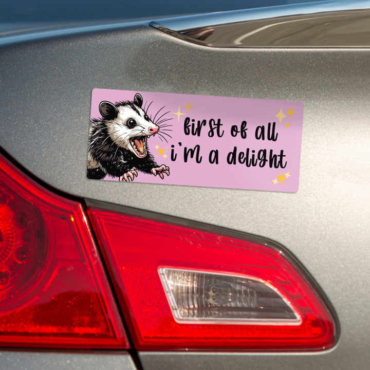 I'm A Delight Magnet Bumper Sticker