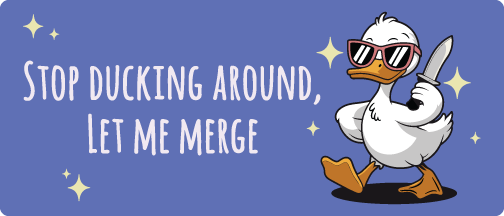 Let Me Merge Magnet Bumper Sticker