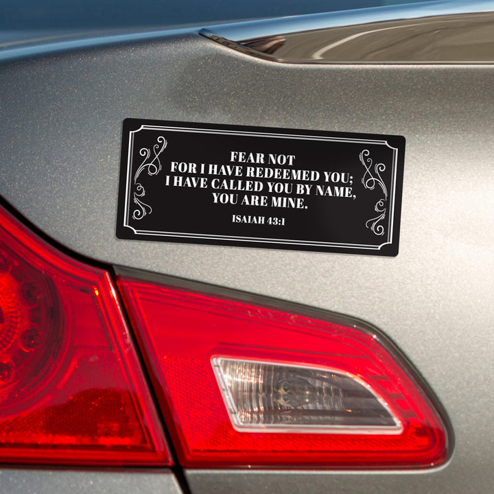 Isaiah 43:1 Magnet Bumper Sticker