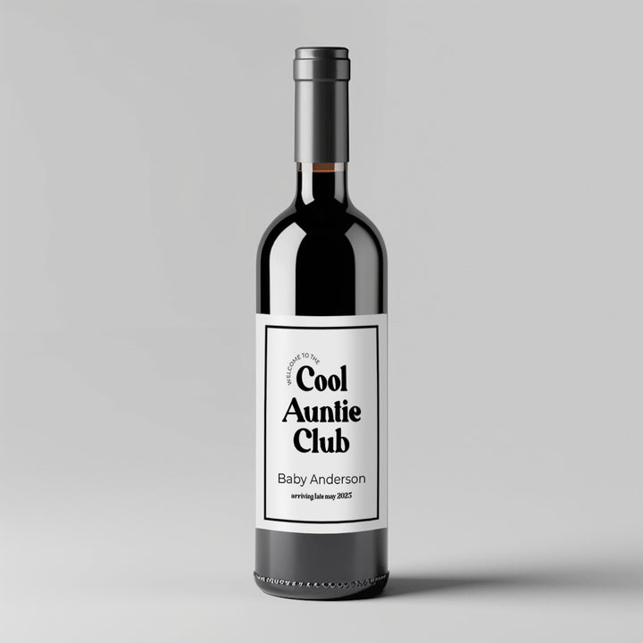 Cool Family Club Wine Label