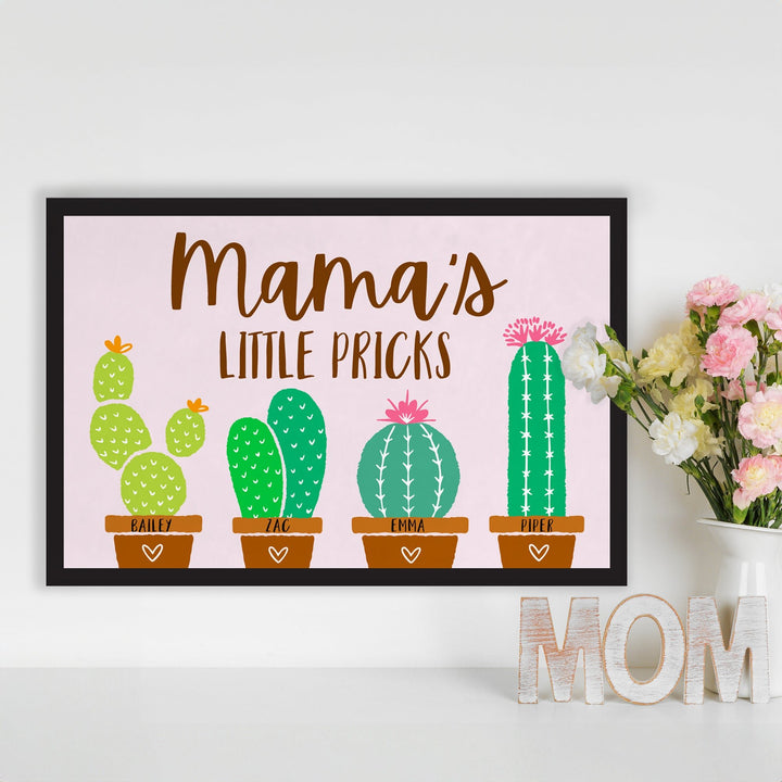 Mama's Pricks Cactus Wall Decor