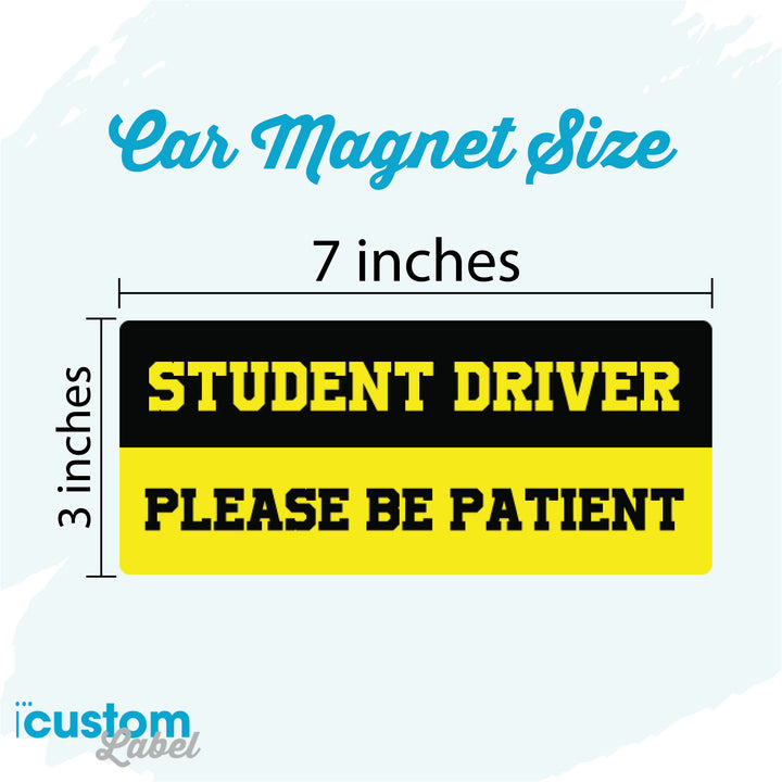 Student Driver Magnet Bumper Sticker