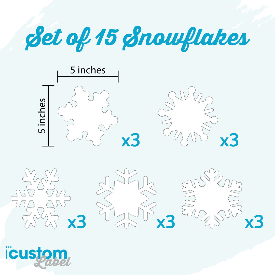 Snowflake Christmas Car Magnets