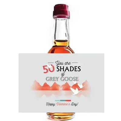 50 Shades Mini Liquor Label - iCustomLabel